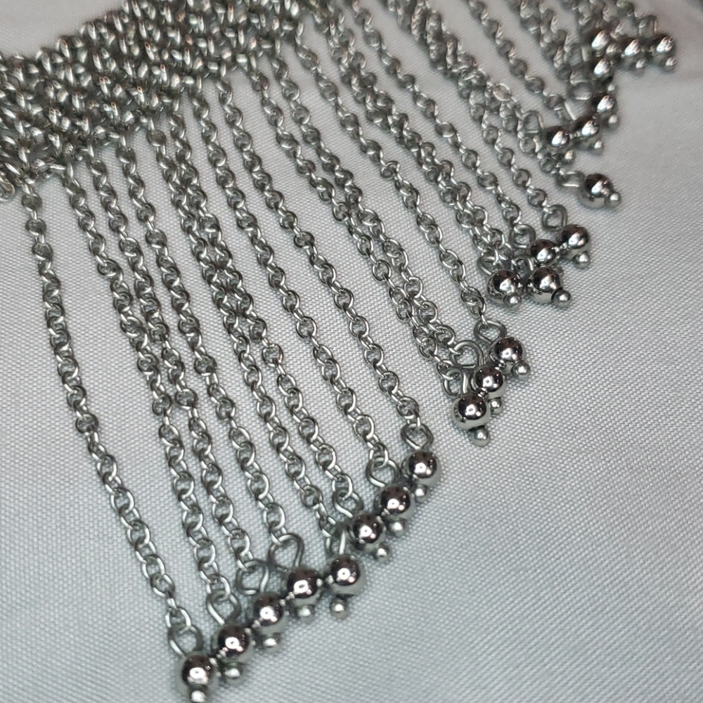 Waterfall Statement Collar Necklace - image 3